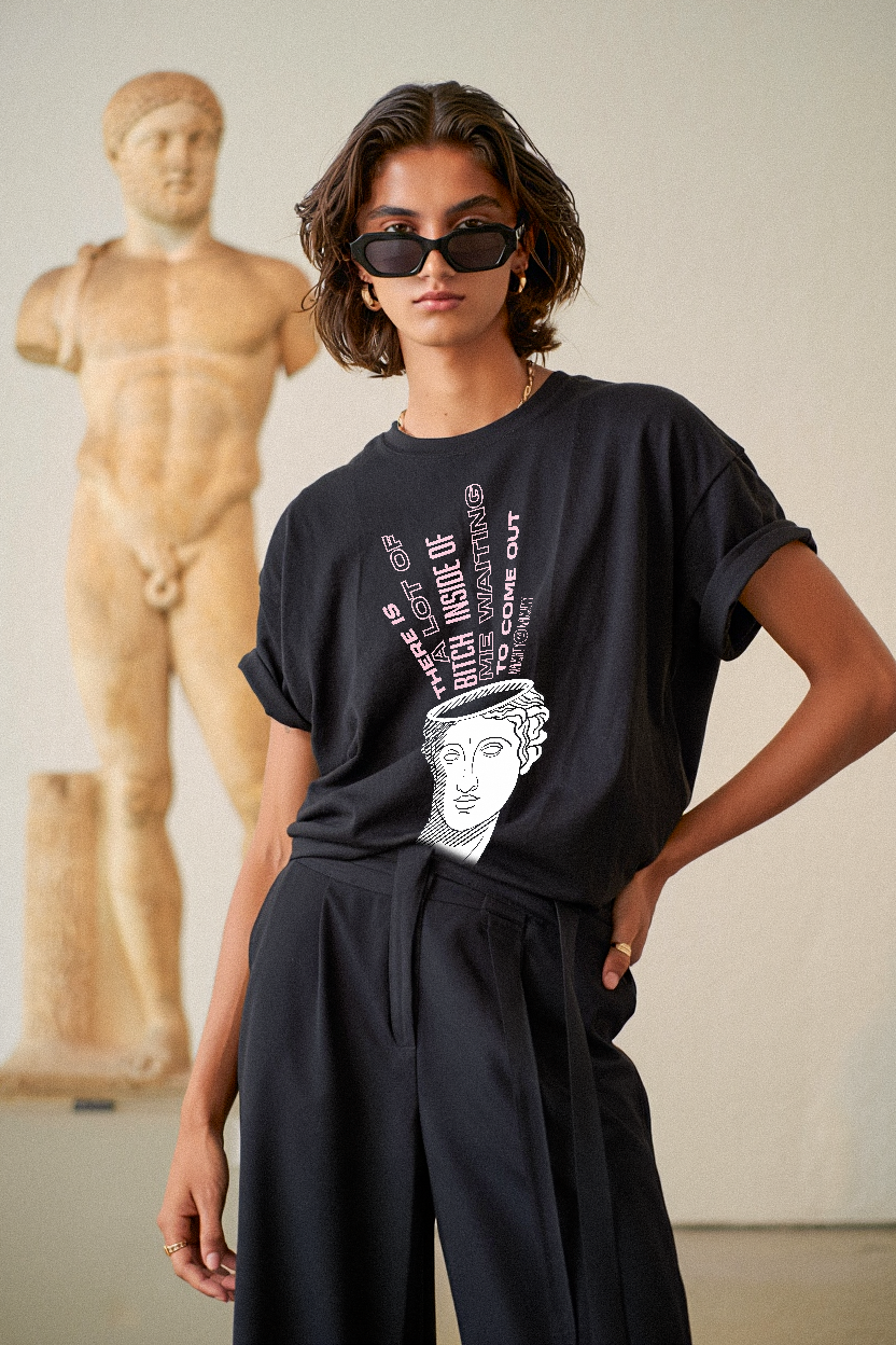 Bitch Inside Oversized Tee