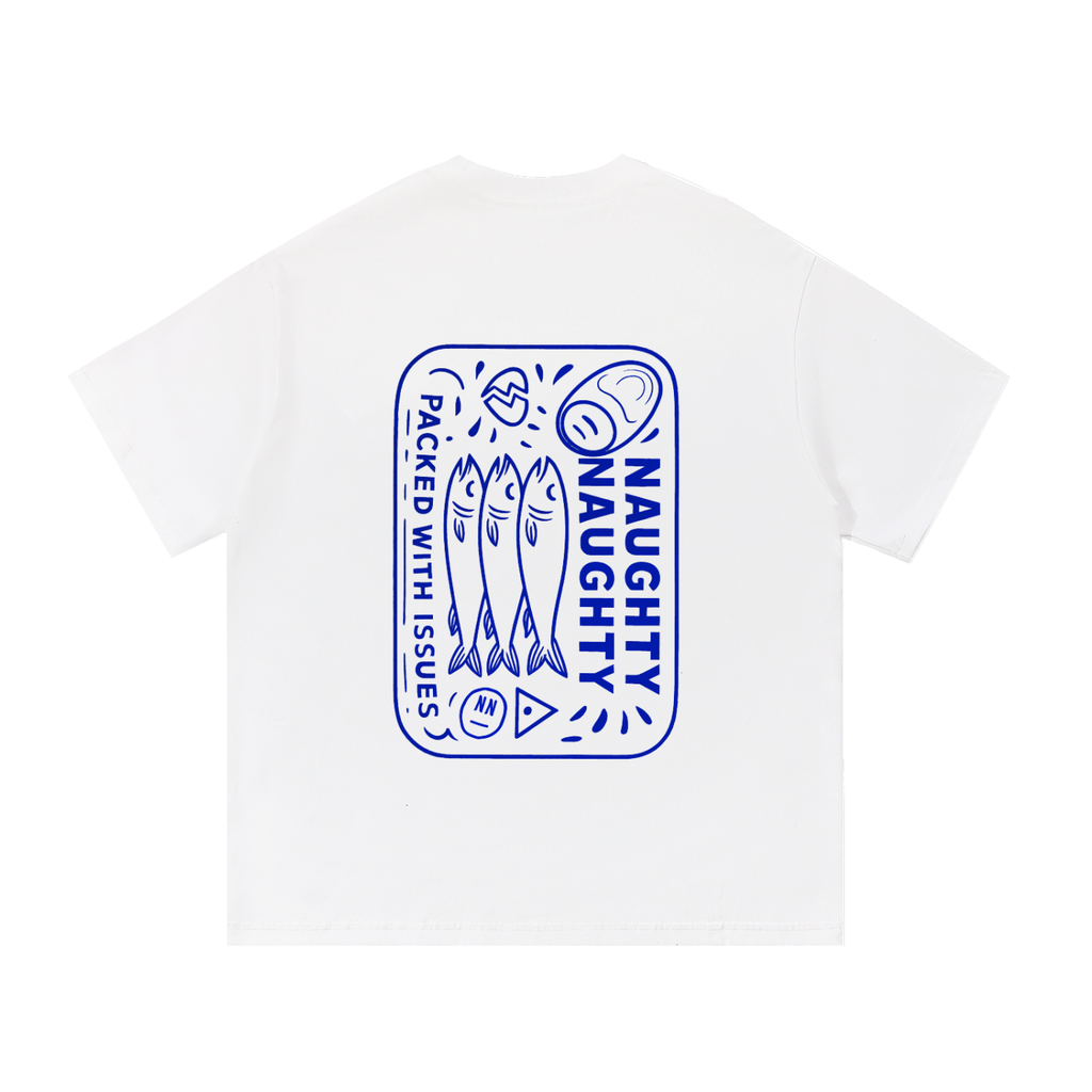 Sardines Loose Fit Cotton Tee