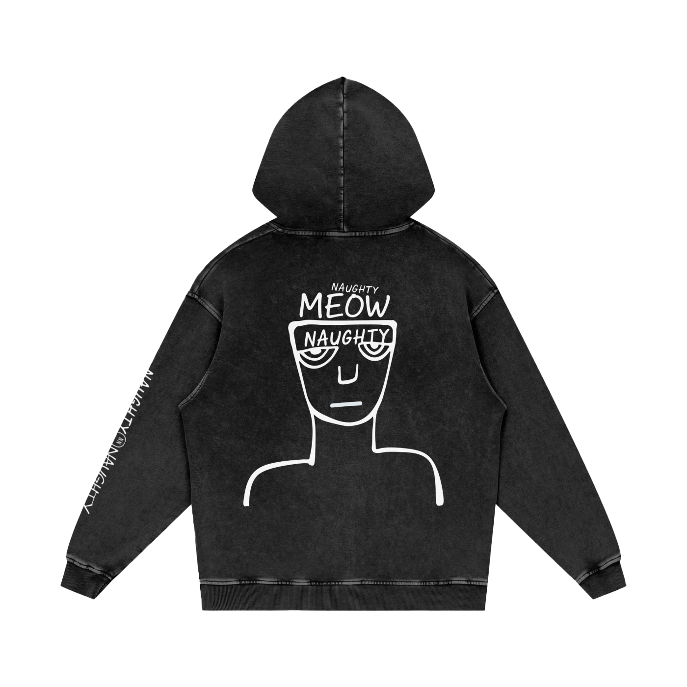 FACE Snow Washed Loose Hoodie