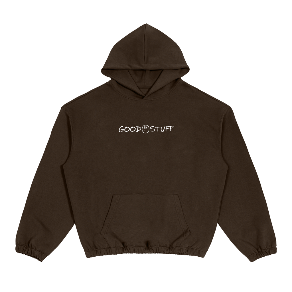 Good Stuff Boxy Cinched Hem Hoodie