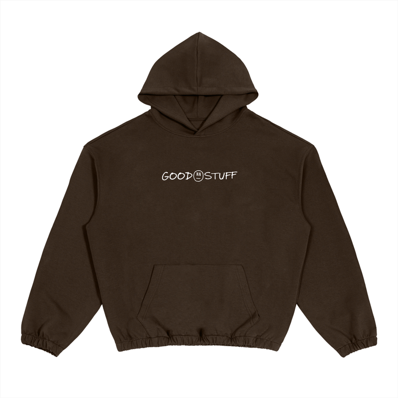 Good Stuff Boxy Cinched Hem Hoodie
