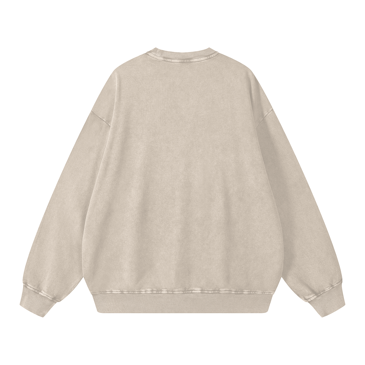 Men's Snow Wash Oversized Sweatshirt