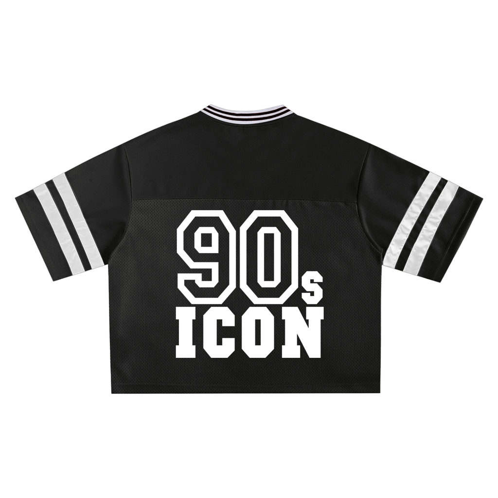 90s Icon Mesh Boxy Tee - Breathable Streetwear Essential