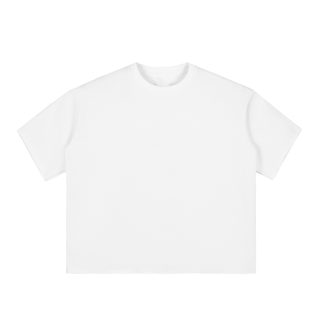 Buttered Boxy Raw-Edge T-Shirt
