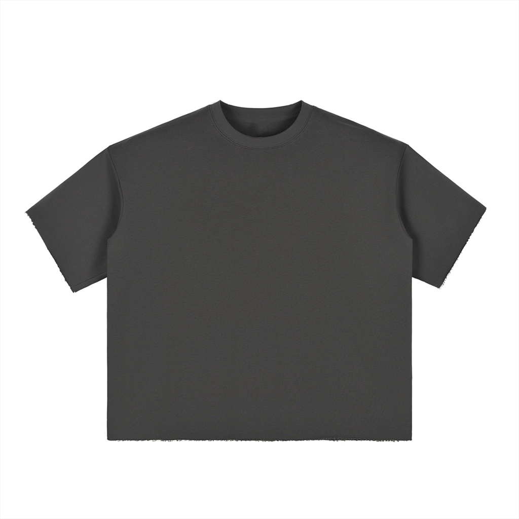 Buttered Boxy Raw-Edge T-Shirt