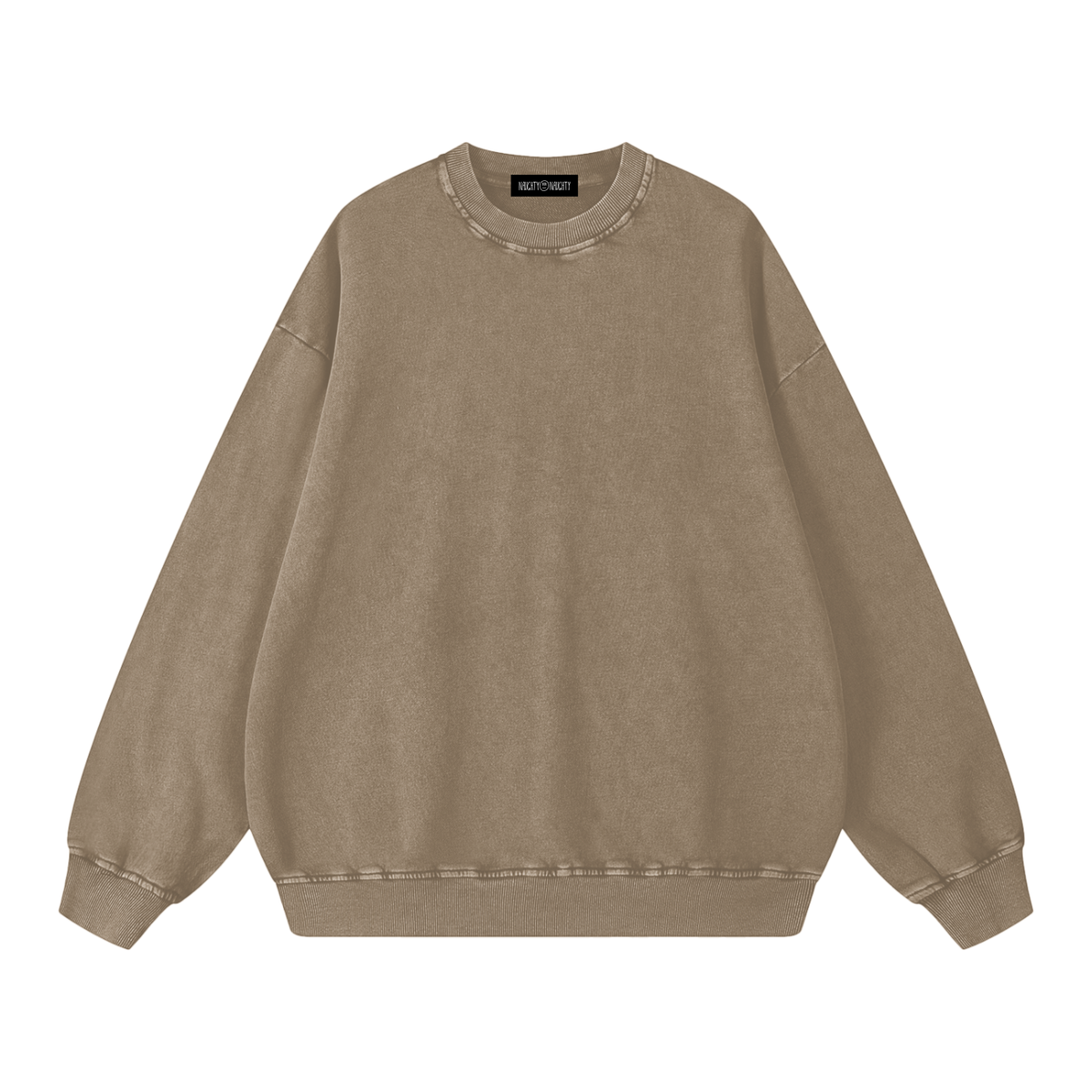 Men's Snow Wash Oversized Sweatshirt