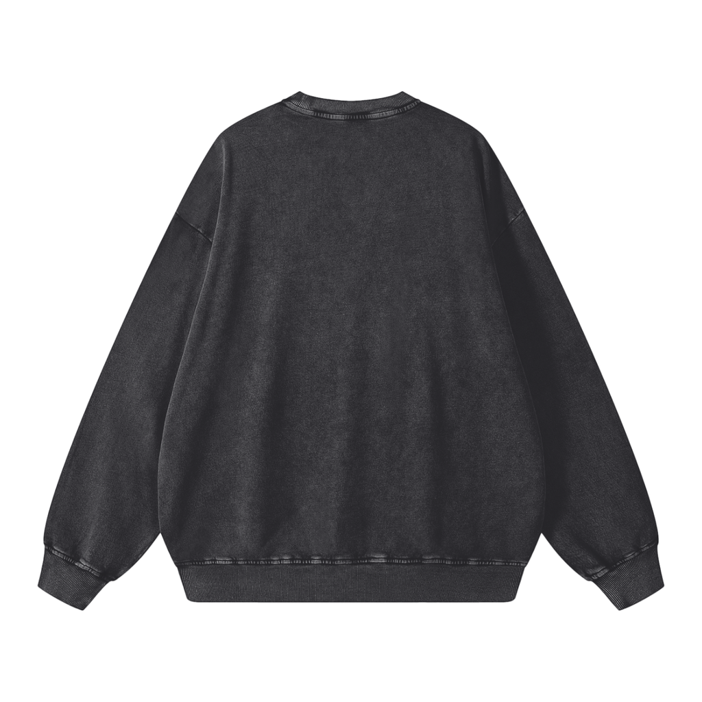 Men's Snow Wash Oversized Sweatshirt