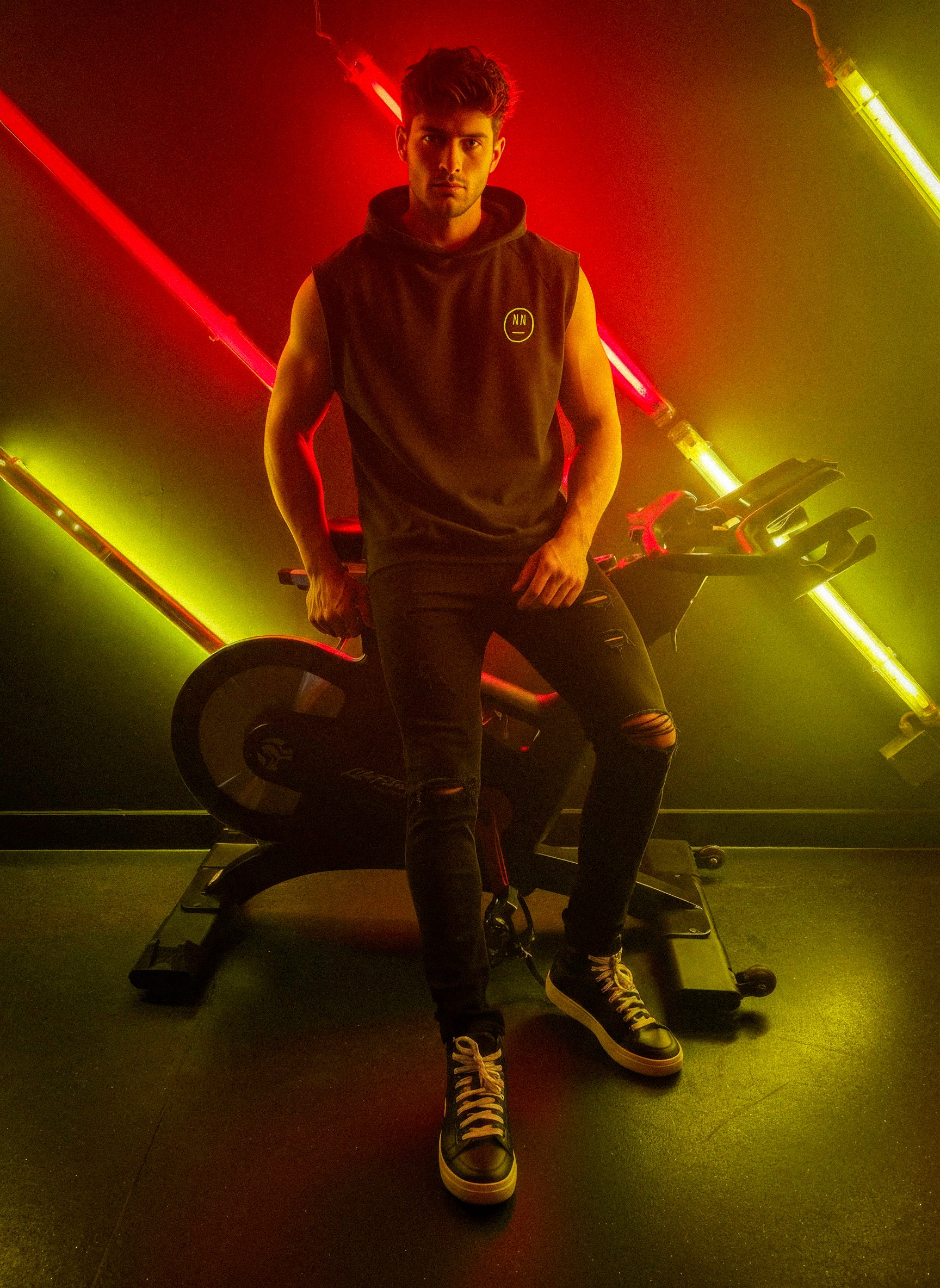 Over it Sleeveless Hoodie