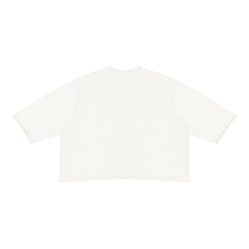 Mineral Wash Raw Hem Boxy T-Shirt