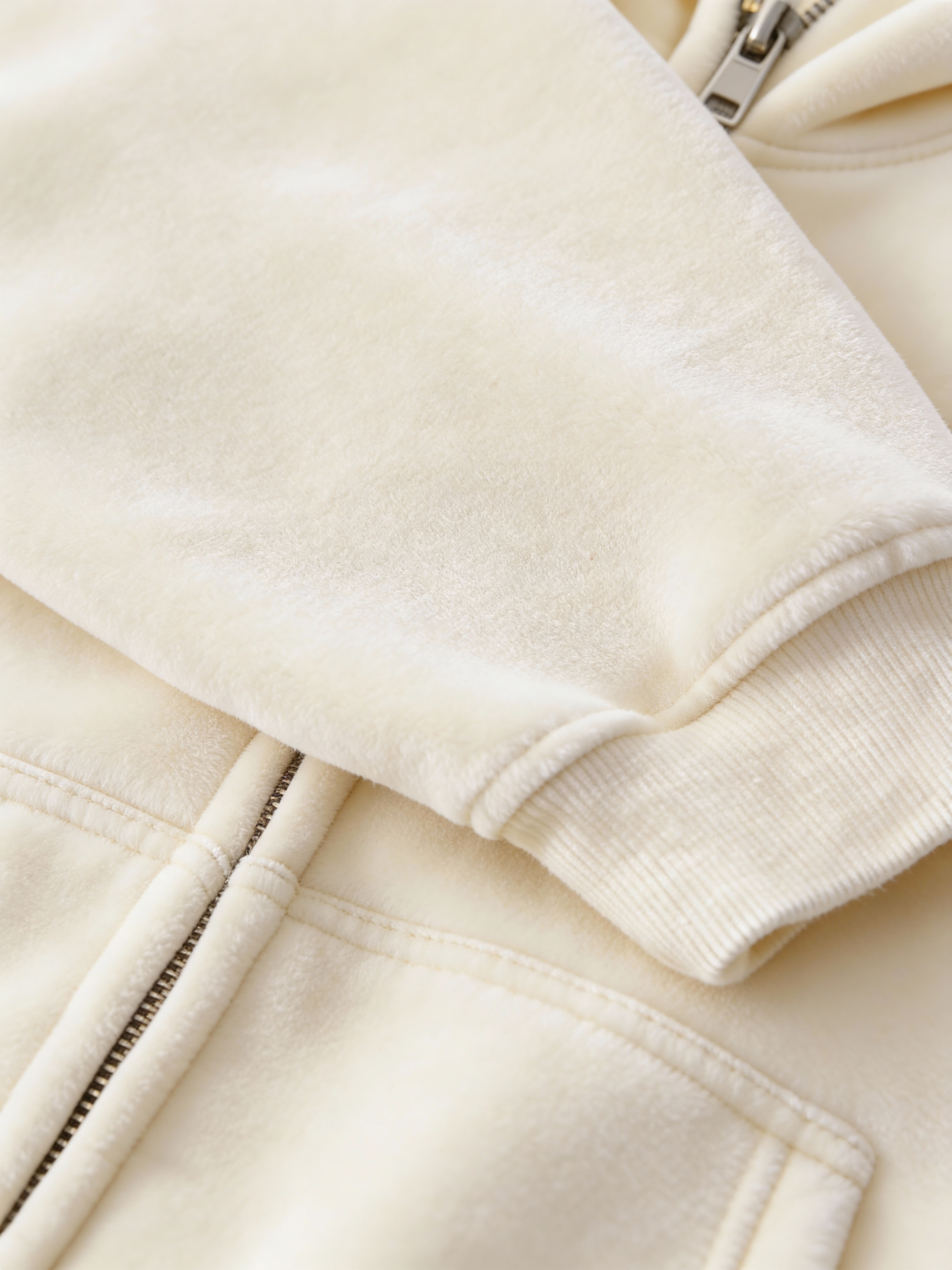 XOXO Zip-Through Boxy Fleece Hoodie