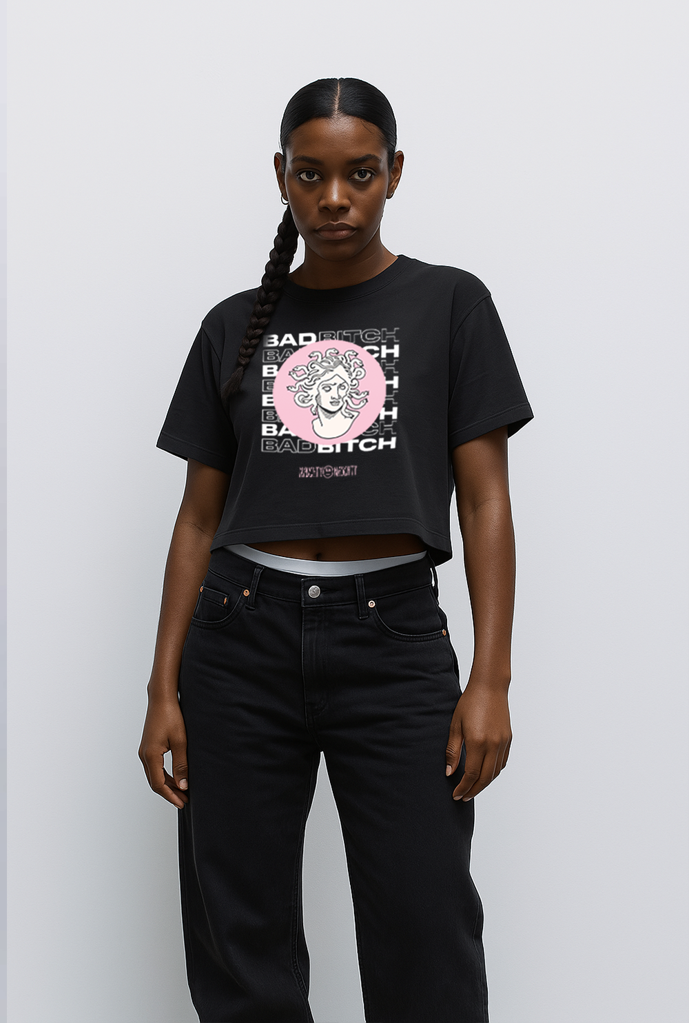 Bad Bitch Medusa Crop Top