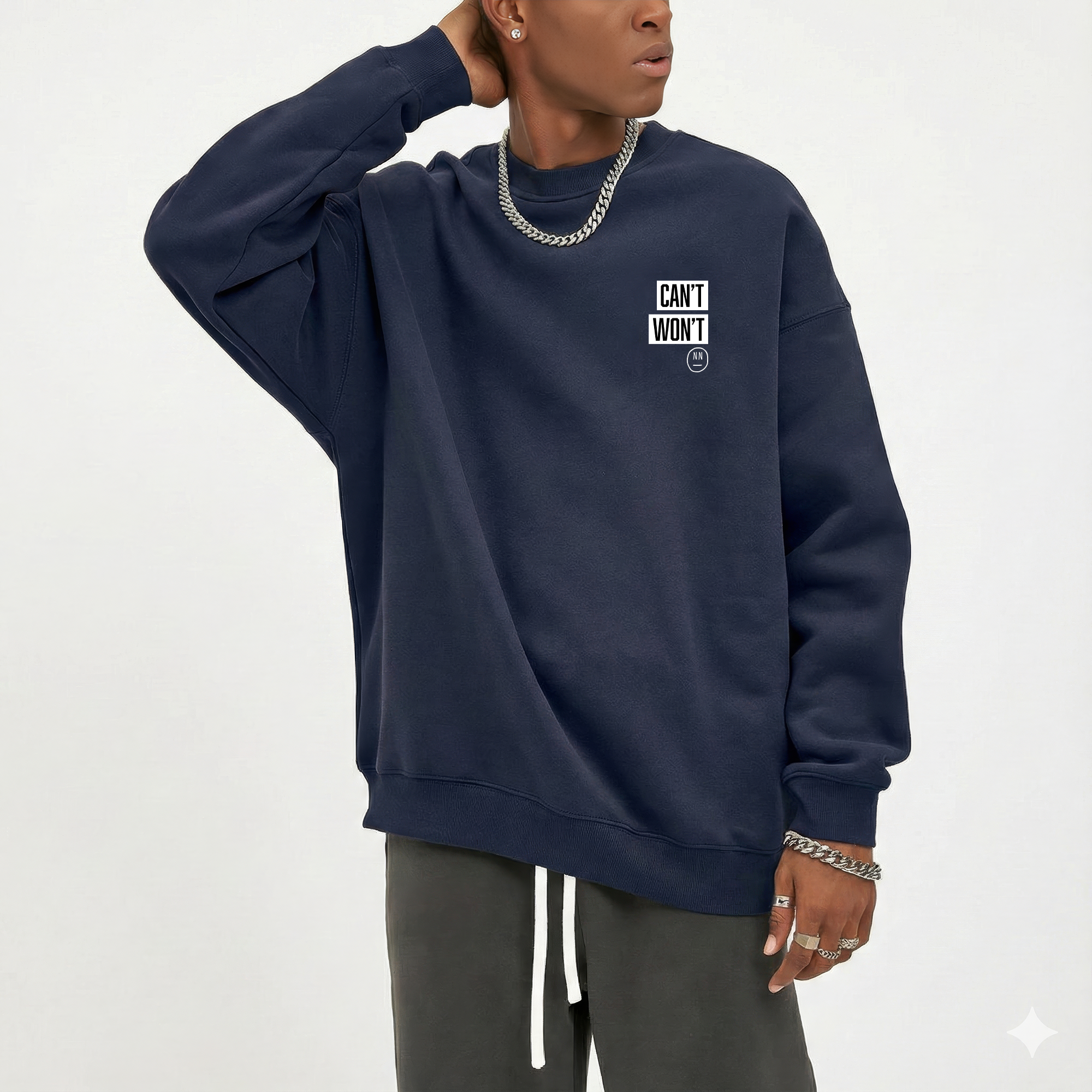 Can't Won't Fleeced Sweatshirt