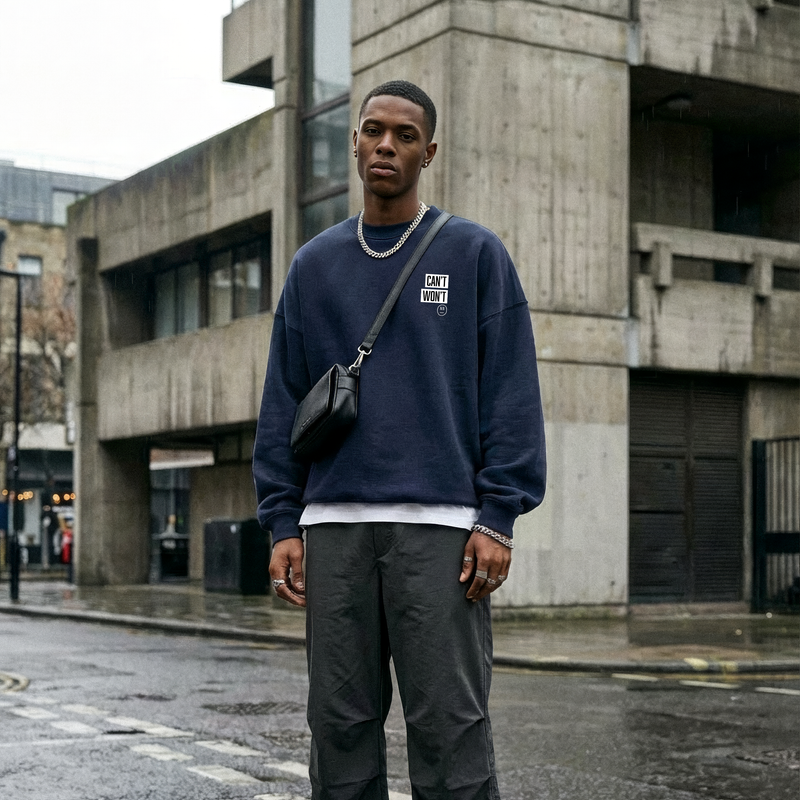 Can't Won't Fleeced Sweatshirt