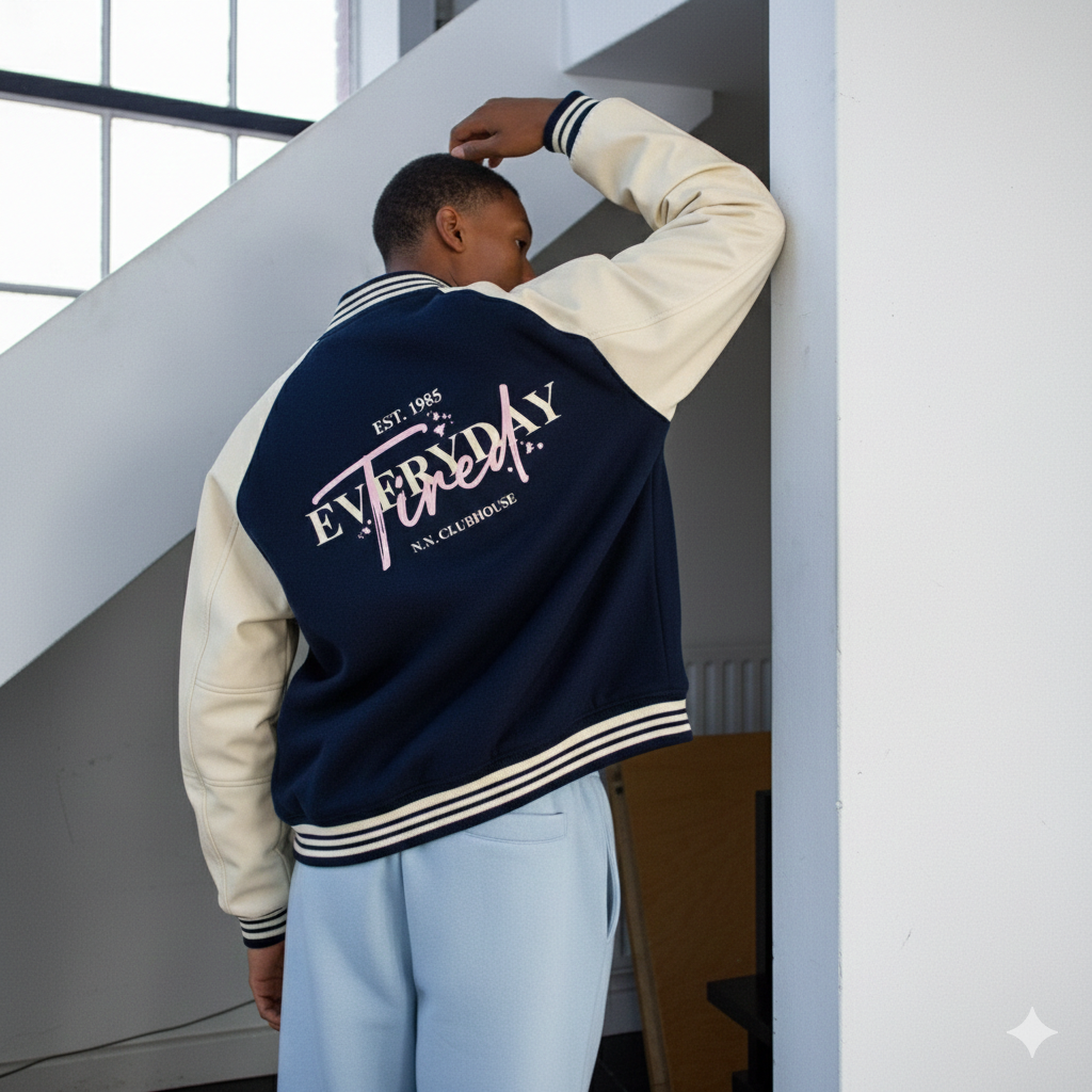 NN Sleeve Baseball Varisty Jacket