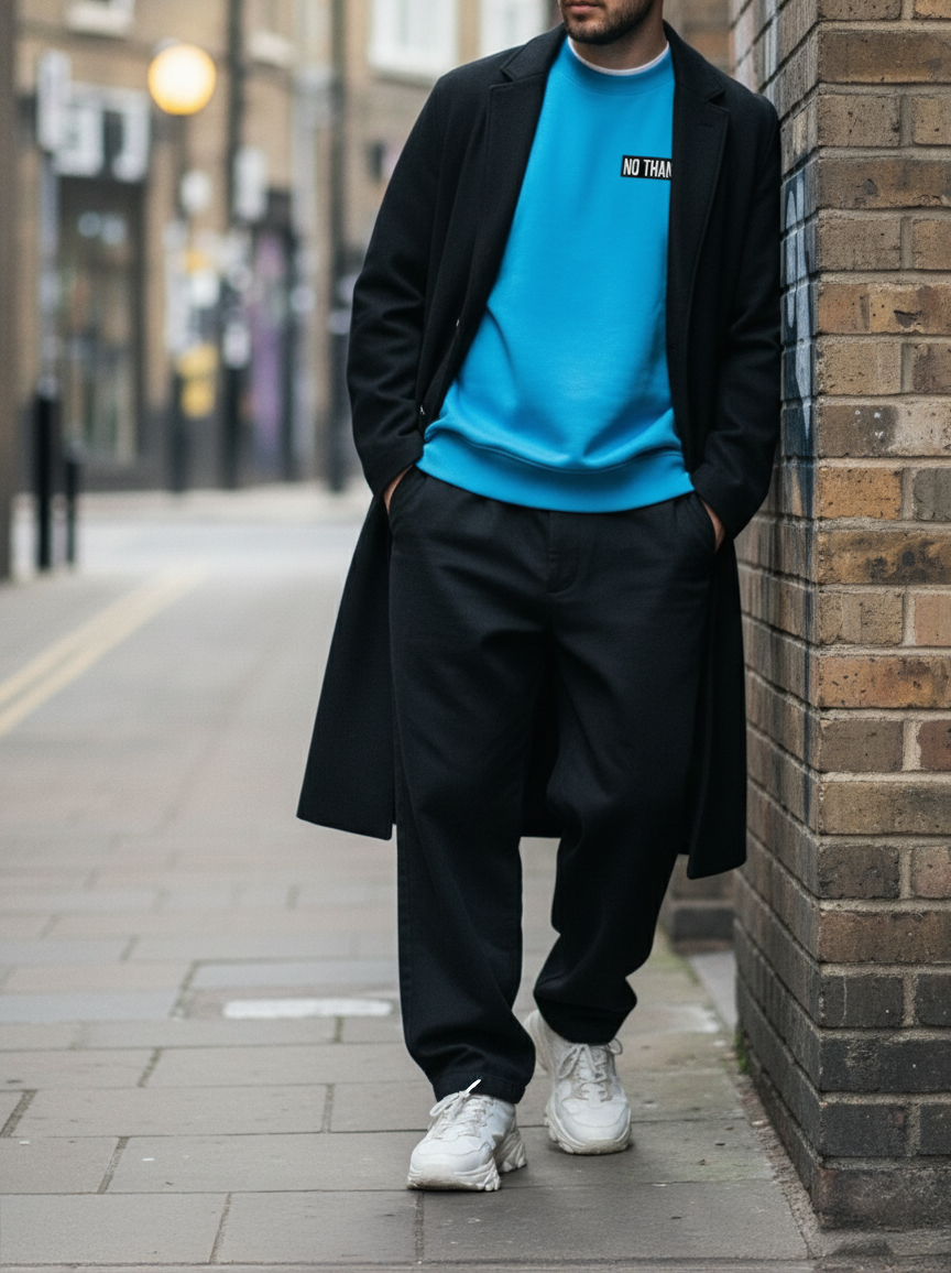 No Thanks Boxy Sweatshirt