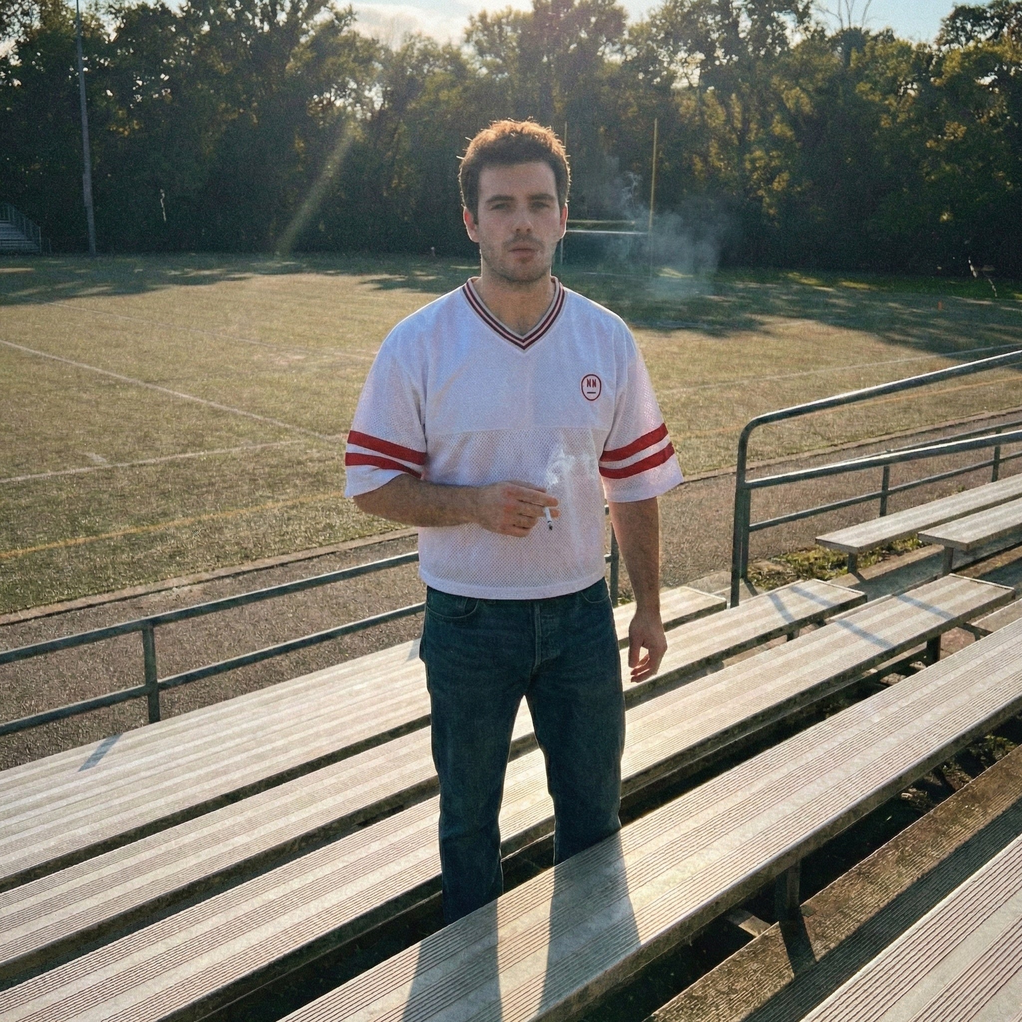 90s BRAT Mesh Boxy Tee