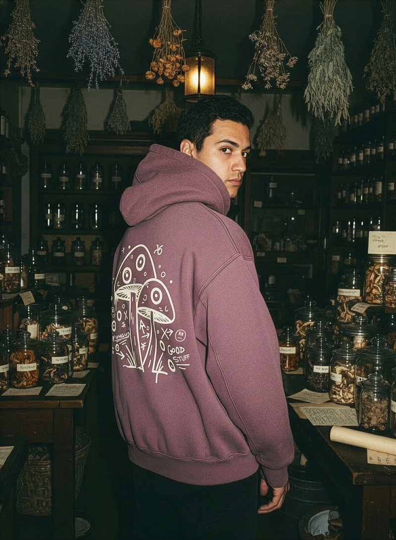 Good Stuff Frayed Washed Hoodie