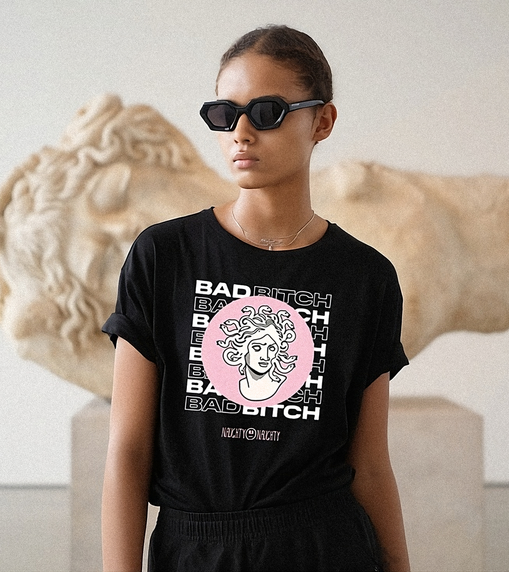 Bad Bitch Medusa Oversized Tee