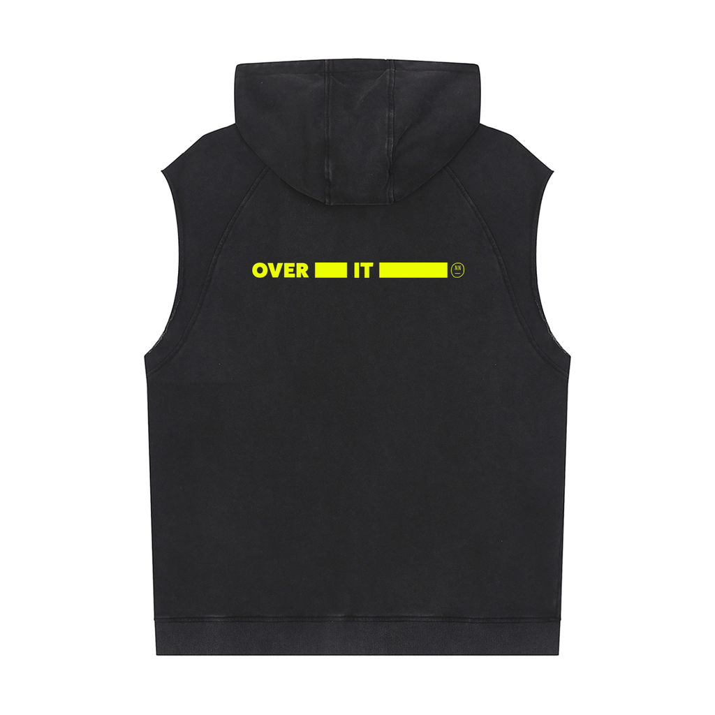 Over it Sleeveless Hoodie