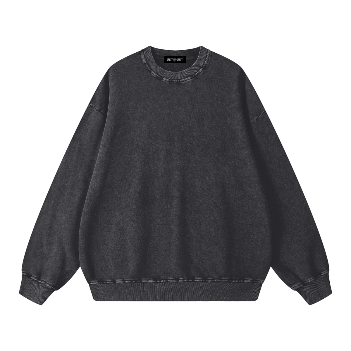 Men's Snow Wash Oversized Sweatshirt