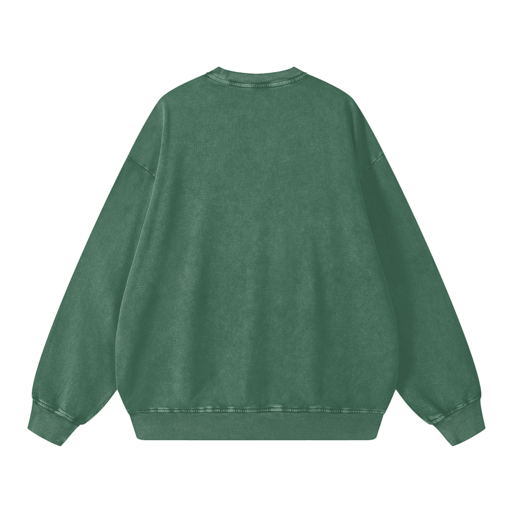 Men's Snow Wash Oversized Sweatshirt