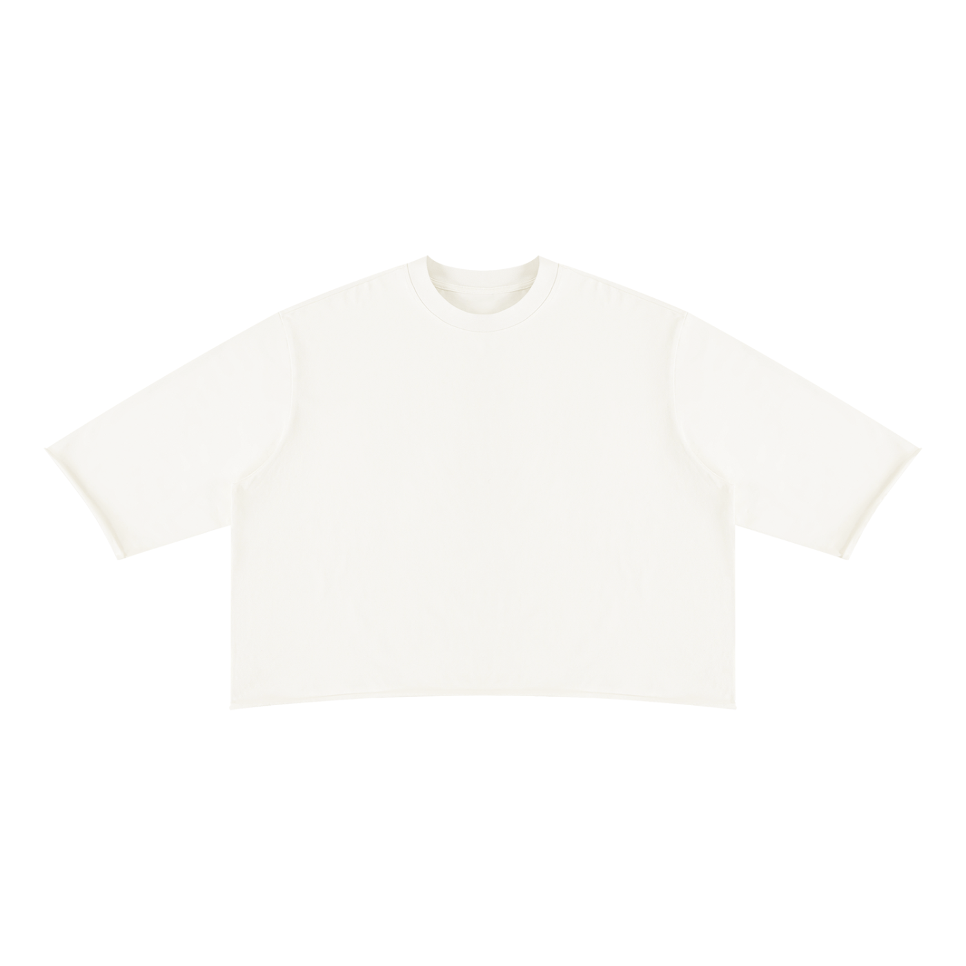 Mineral Wash Raw Hem Boxy T-Shirt