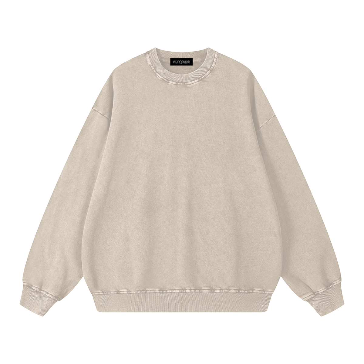 Men's Snow Wash Oversized Sweatshirt