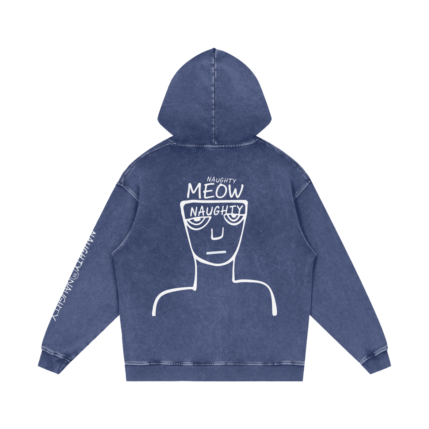 FACE Snow Washed Loose Hoodie