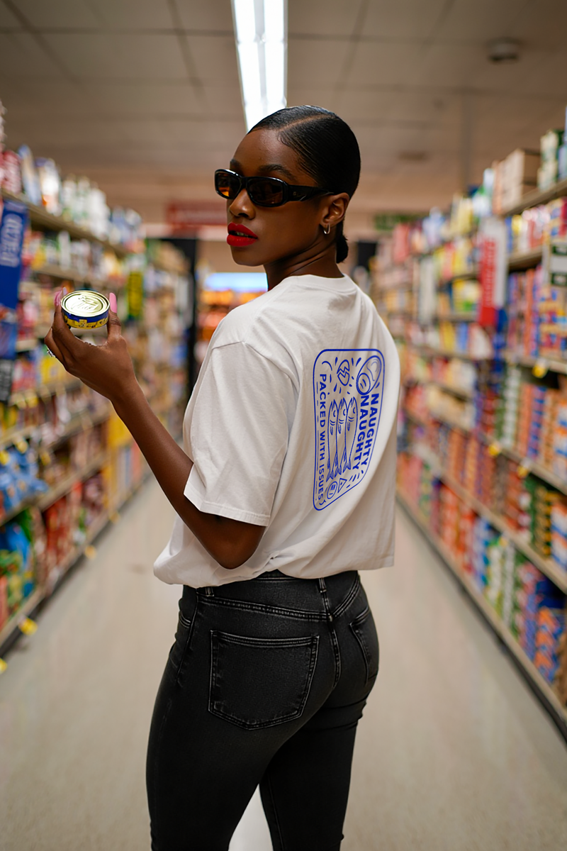 Sardines Loose Fit Cotton Tee