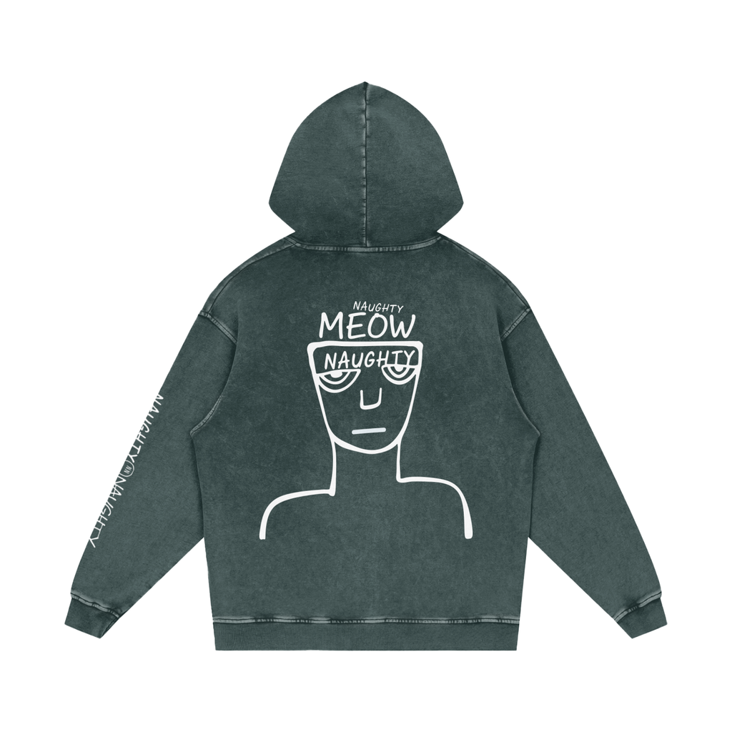 FACE Snow Washed Loose Hoodie
