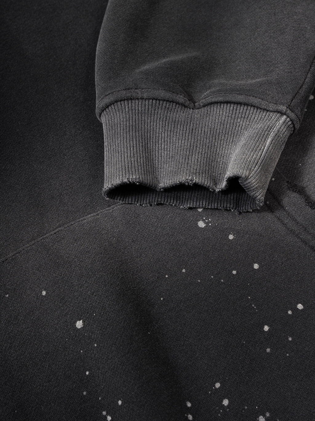 At least I'm Here Frayed Hoodie