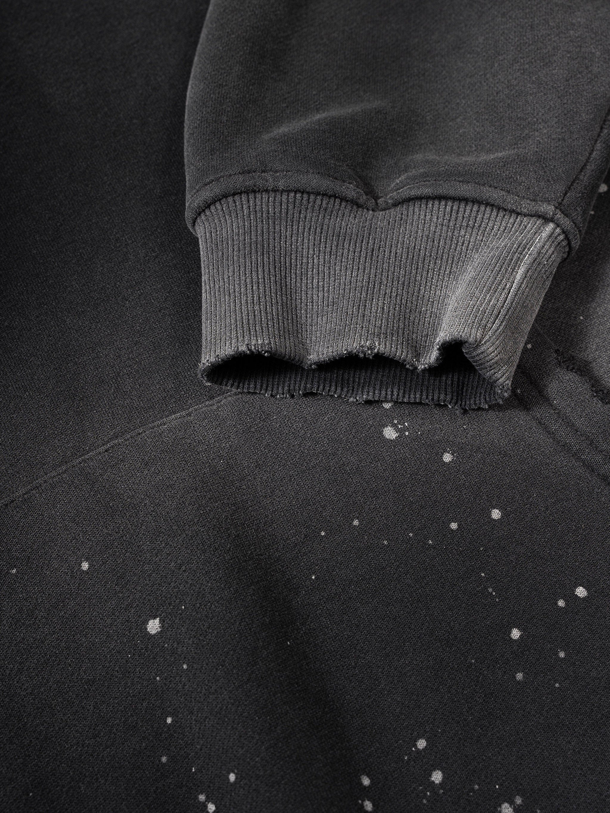 At least I'm Here Frayed Hoodie