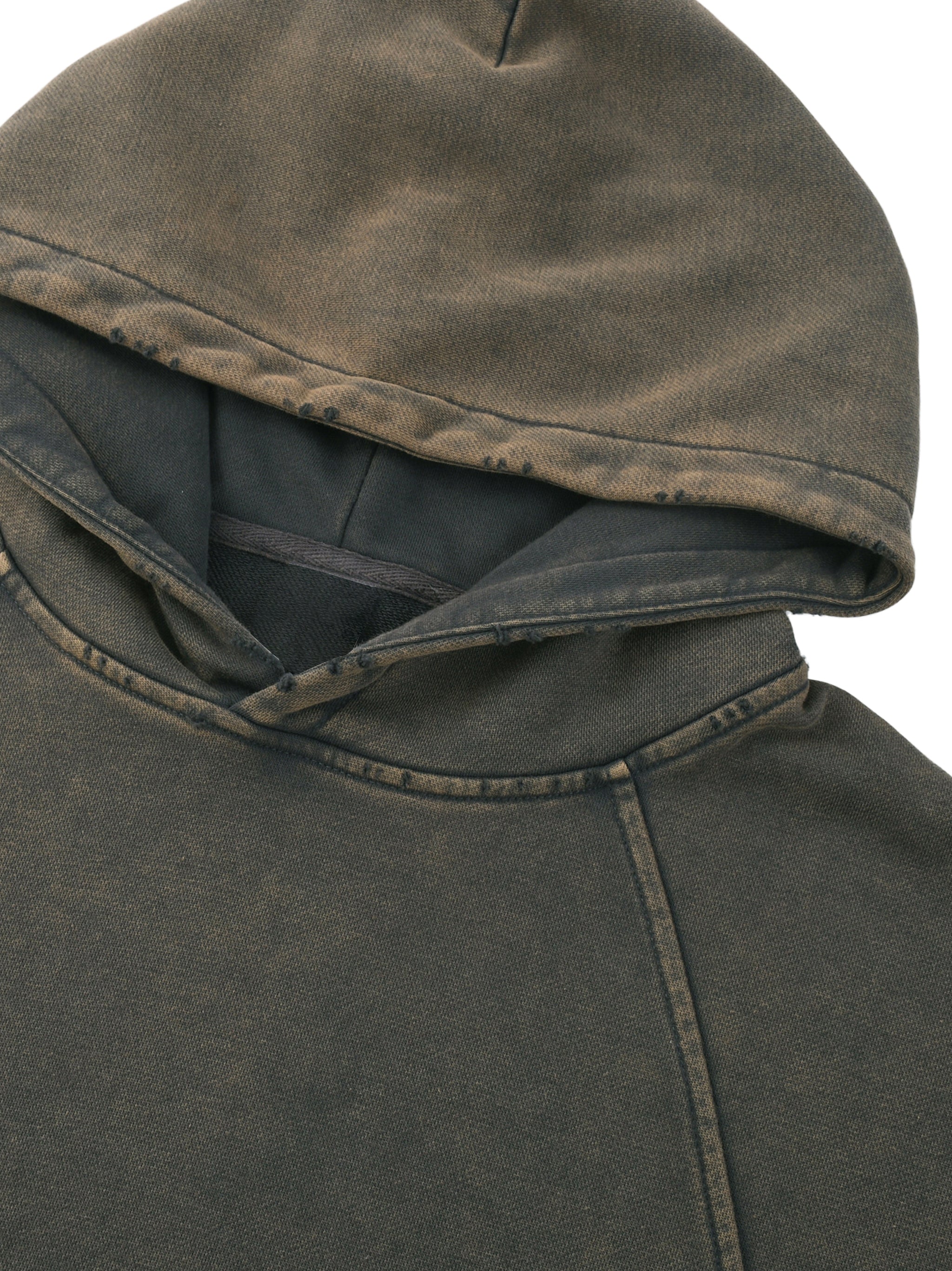 DONE! Vintage Washed Frayed-Hem Hoodie