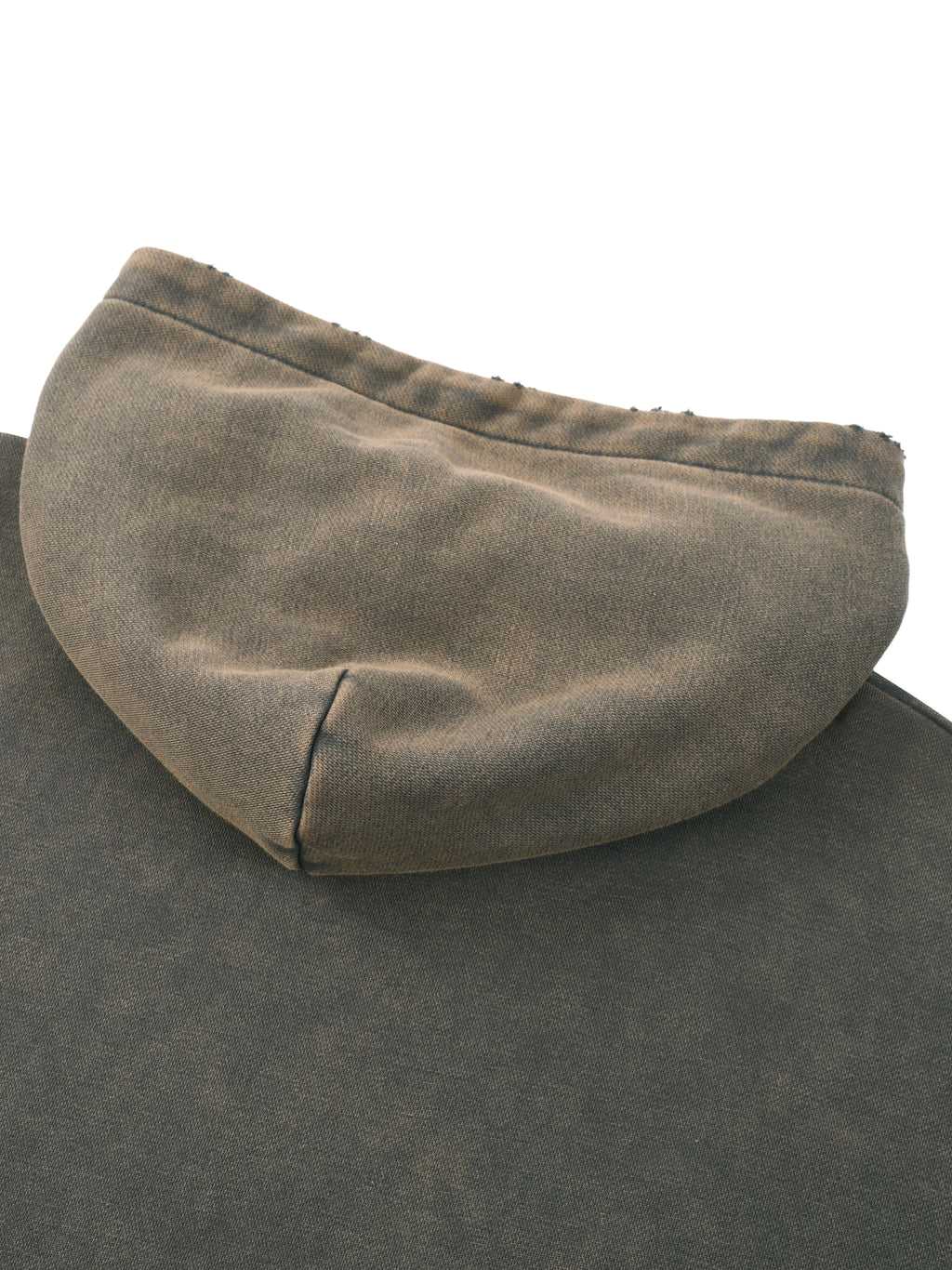 DONE! Vintage Washed Frayed-Hem Hoodie