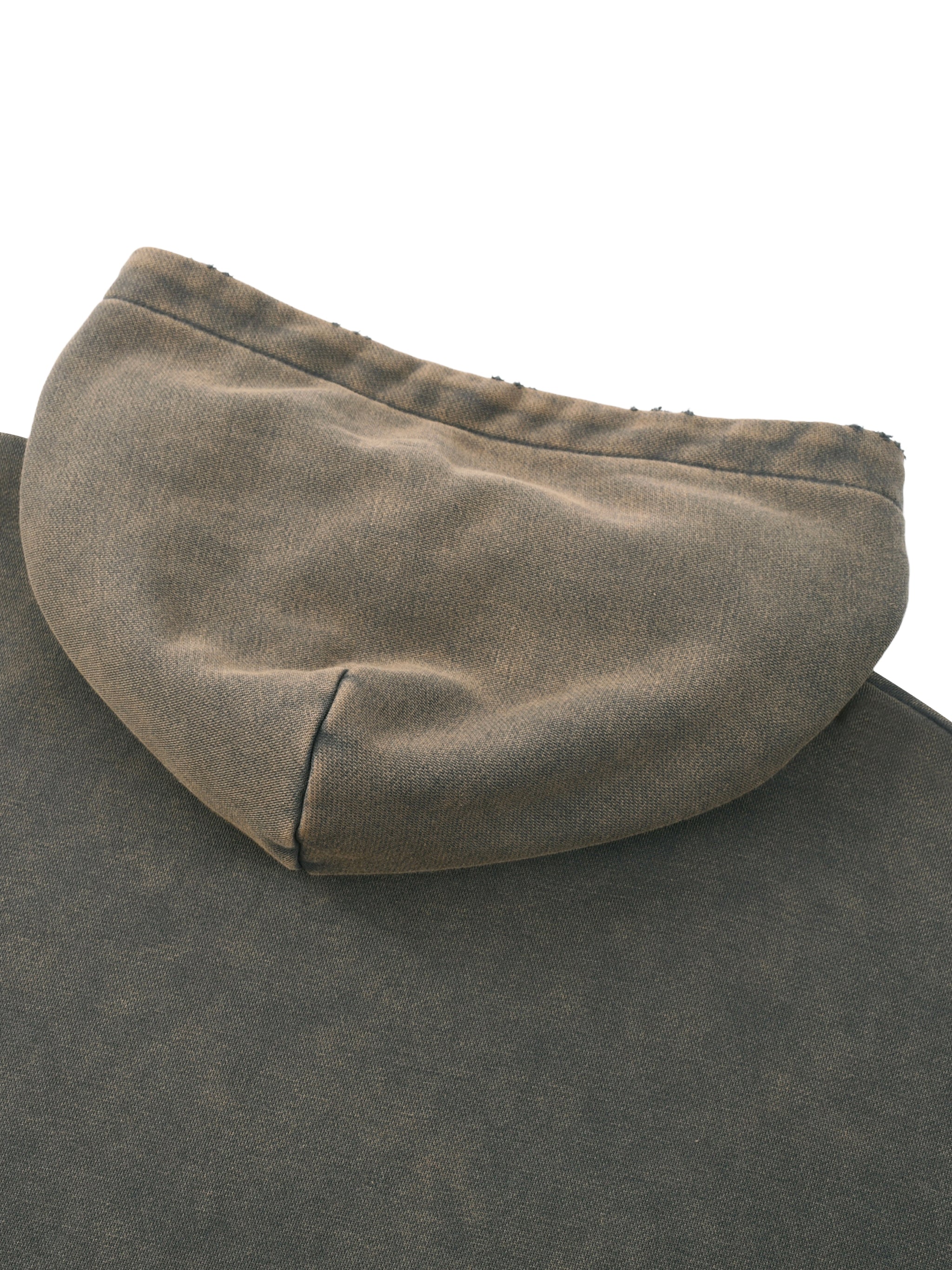 DONE! Vintage Washed Frayed-Hem Hoodie