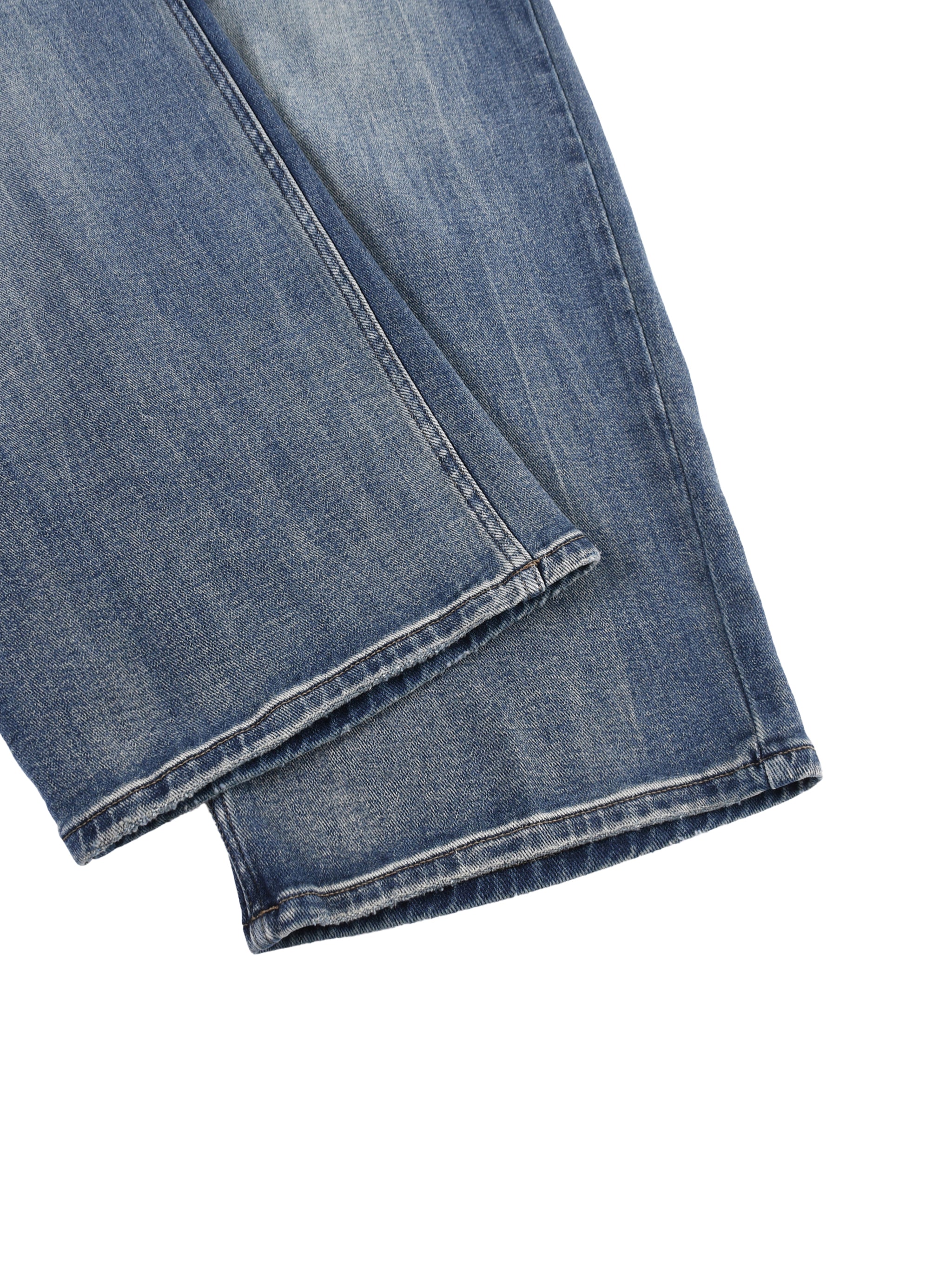 Sun Fade Heavyweight Denim Jeans - Premium Vintage Wide Leg