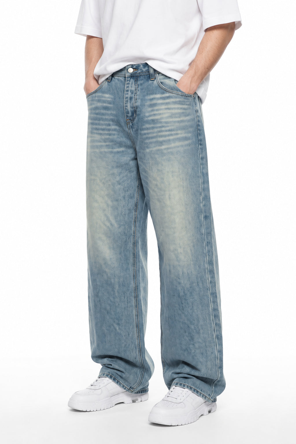 Men’s Vintage Wash Denim Jeans